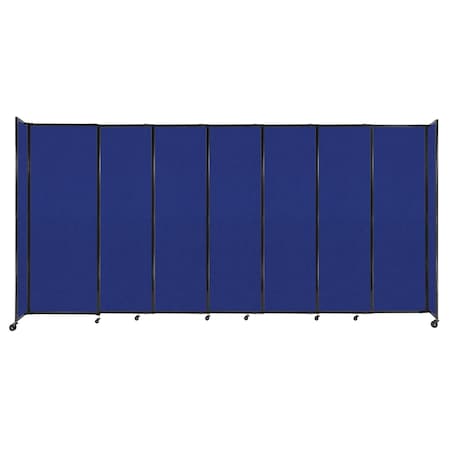 Versare StraightWall Sliding Portable Partition 15'6" x 7'6" Royal Blue Fabric 1490705